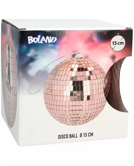 Rose gold disco koule 15 cm, image 2