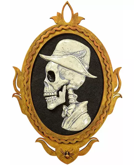 Odnímatelný a svítící portrét kostry – pán 32 × 48 cm, image 2