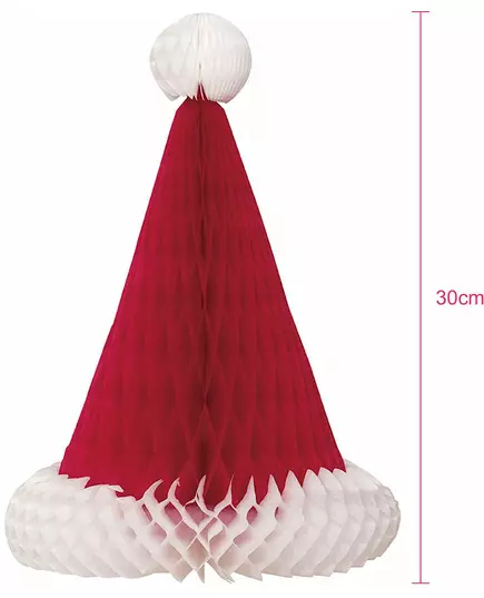 Středová dekorace Vánoční čepice 30 cm, image 2