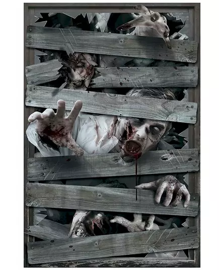 Dekorace zombie okno 80 x 120 cm, image 2