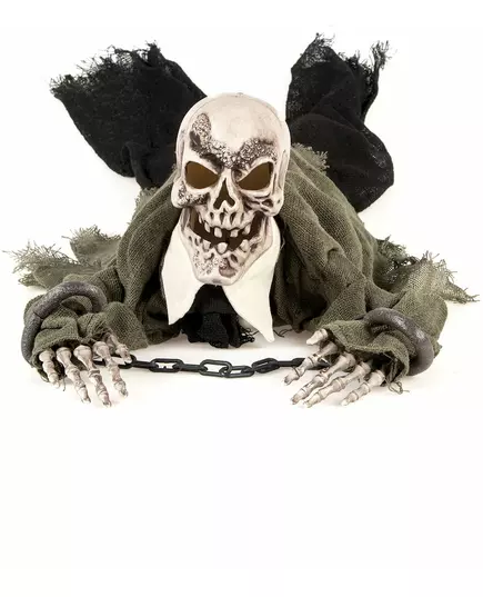 Animovaná světelná a zvuková dekorace kostry Halloween, image 2