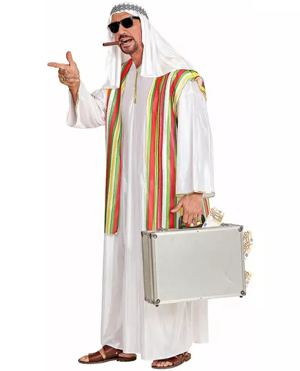 Barevný kostým arabského šejka pro muže, image 2