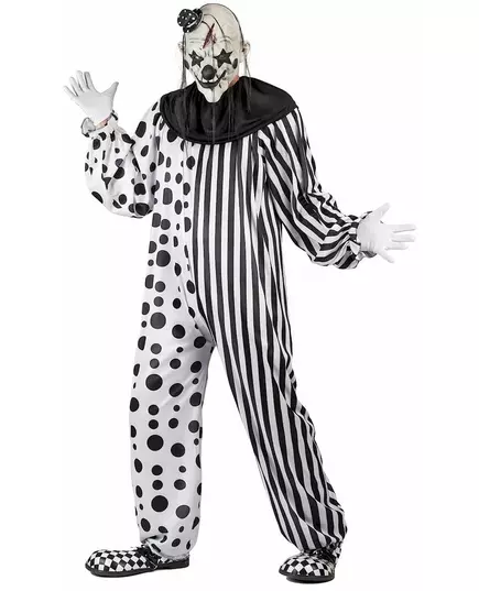 Kostým zabijáckého klauna s maskou pro dospělé, Velikost: Medium, image 2