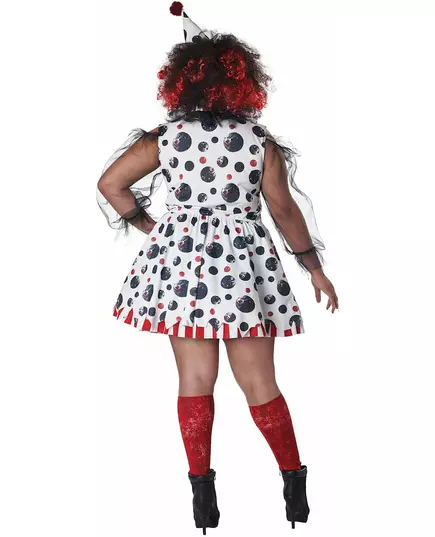 Psychoklaunský kostým – šaty pro ženy, plus size, Velikost: XX-Large (46/48), image 2