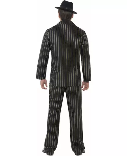 Pruhovaný charleston gangsterský kostým pro muže, Velikost: Medium, image 2