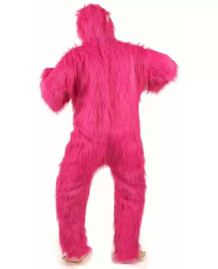 Růžový latexový kostým gorily pro dospělé, image 2
