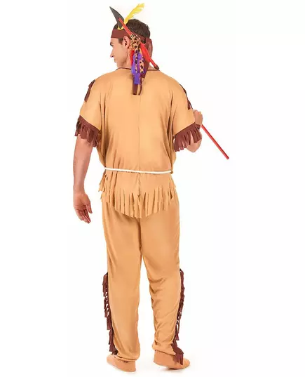 Dvoubarevný indiánský kostým pro muže, image 2
