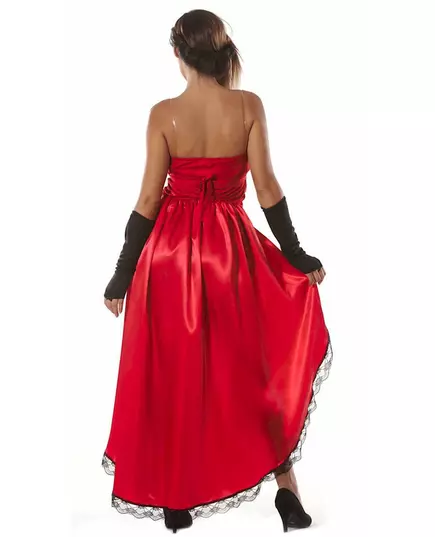 Červený burleskní kostým miss pro ženy, Velikost: X-Small/Small (36-38), image 2
