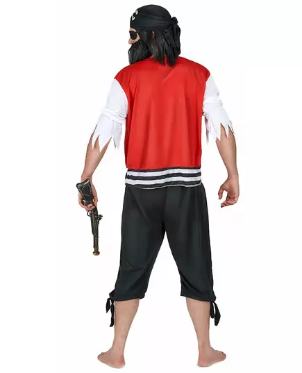 Pirátský kostým s páskou přes oko pro muže, image 2