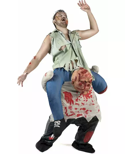 Kostým Zombie Carry Me pro dospělé Halloween, image 2