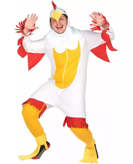 Kostým kuřete pro dospělé, Velikost: Medium/Large, image 2