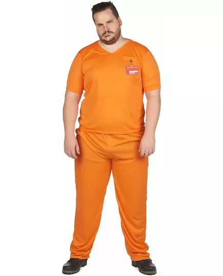 Vězeňský kostým pro dospělé – velká velikost, image 2
