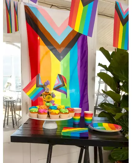 Duhová vlajka LGBTQ+ 90 × 150 cm, image 2