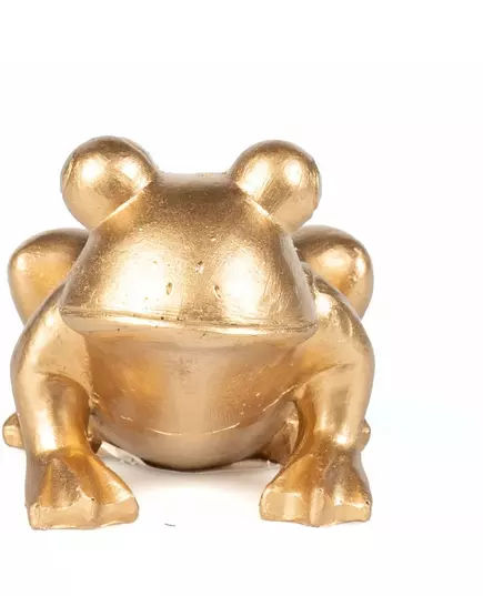 Zlatá pryskyřičná žába 10 cm, image 2