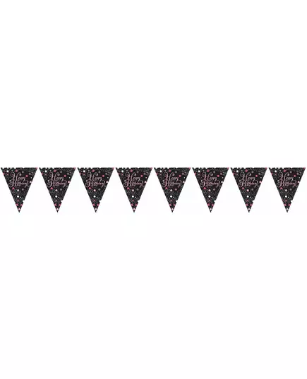 Girlanda Sparkling Pink Celebration 3 m 96 x 21 cm, image 2