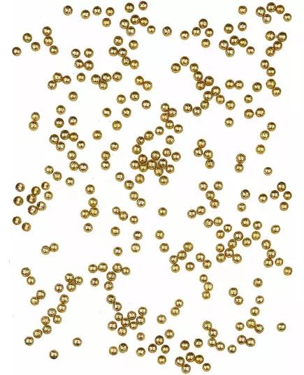 Mini zlaté třpytivé kuličky 8 mm 10 g, image 2