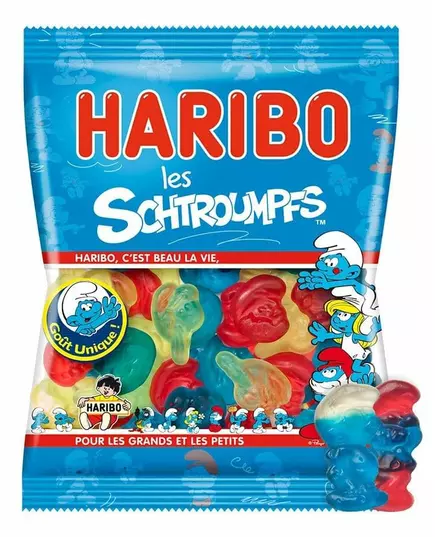 Mini sáček bonbonů Haribo Šmoulové, image 2
