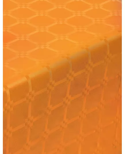 Oranžový damaškový papírový ubrus v roli 6 m, image 2