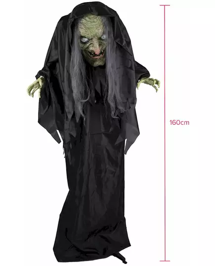 Hrbata čarodějnice – animovaná, zvuk, světlo 160 cm, image 2