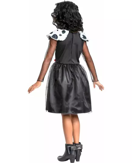 Klasický kostým Cruella pro dívky, Velikost: 7-8 let (124 - 136 cm), image 2