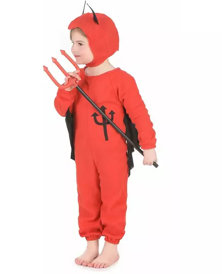 Červený čertovský kostým pro děti Halloween, image 2
