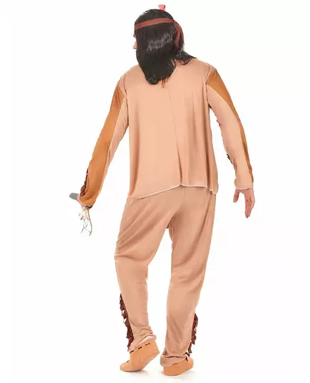Béžovo-hnědý indiánský kostým pro muže, Velikost: XX-Large, image 2