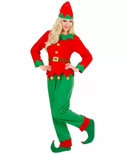 Elfí kostým paní Santa Claus pro ženy, Velikost: Medium, image 2