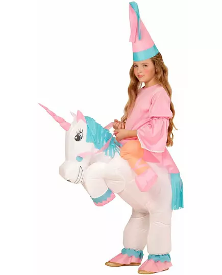 Nafukovací kostým jednorožčí princezny pro dívky, image 2