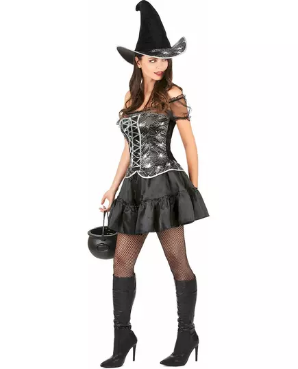 Sexy čarodějnický kostým s korzetem pro ženy Halloween, Velikost: Small, image 2