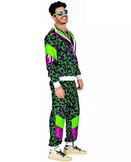 Teplákový kostým s neonovým leopardím potiskem – plus size, Velikost: XX-Large, image 2