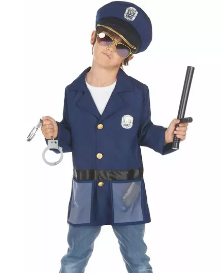 Dětský policejní kostým s doplňky, Velikost: 7-9 let (120-130 cm), image 2