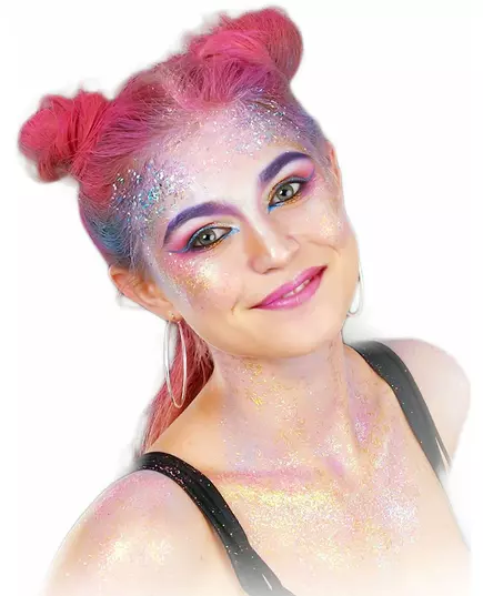 Modrá třpytivá sada make-upu, image 2
