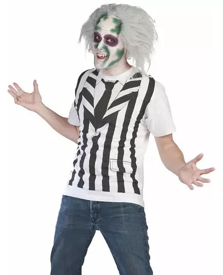 Kostým Beetlejuice pro dospělé + sada paruky, image 2