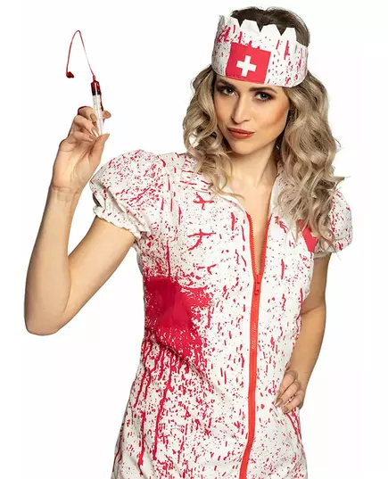 Sada Horror Nurse 5 ml stříkačka a 28 ml lahvička, image 2