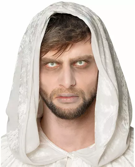 Bílé zombie čočky – poloprůhledné, image 2