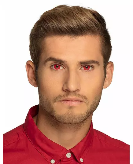 Červené UV kontaktní čočky pro dospělé, image 2
