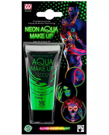 Neonově zelený fluorescenční make-up 30 ml, image 2