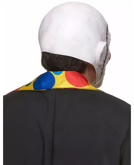 Latexová maska klaun s sešitými ústy (lebka) pro dospělé, image 2