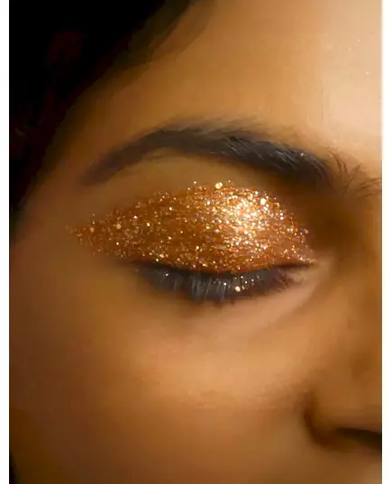 Metalicky oranžový biologicky rozložitelný třpyt – Yes, yes, glitter, image 2