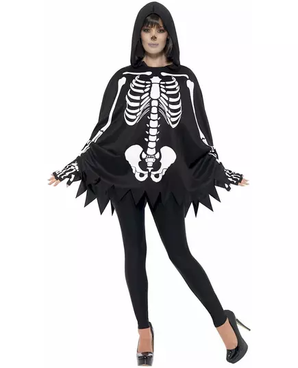 Pončo kostlivec pro dospělé, image 2