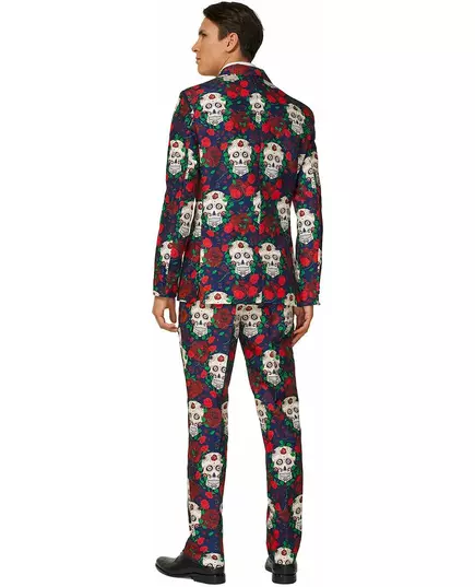 Mr. Skull Day of the Dead kostým pro muže Suitmeister, Velikost: X-Large (EU 56-58), image 2