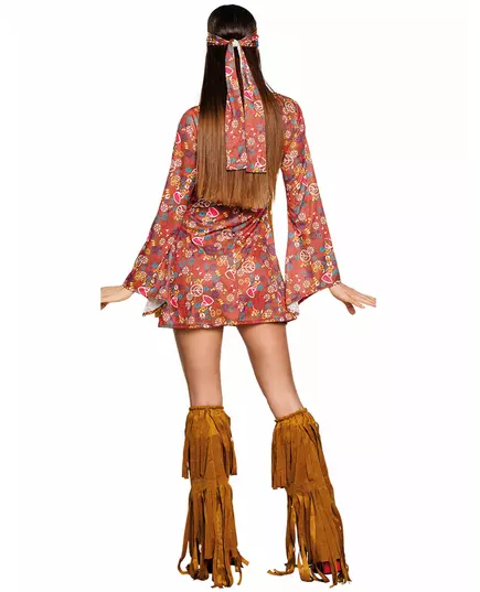 Hippie kostým Peace s třásněmi pro ženy, Velikost: X-Large, image 2