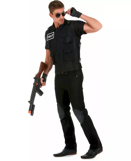 Kostým agenta SWAT pro muže, Velikost: X-Large, image 2