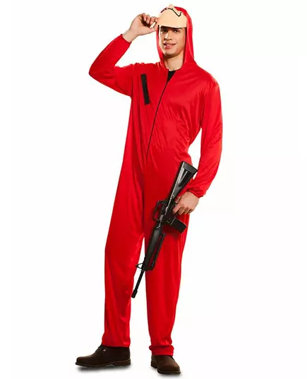 Kostým La Casa de Papel – overal a maska pro dospělé, Velikost: XL, image 2