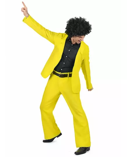 Žlutý disco kostým pro dospělé, Velikost: X-Large, image 2