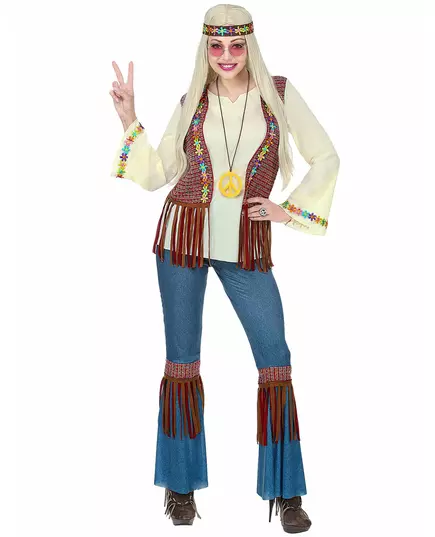 Hippie Peace kostým pro ženy, Velikost: M, image 2