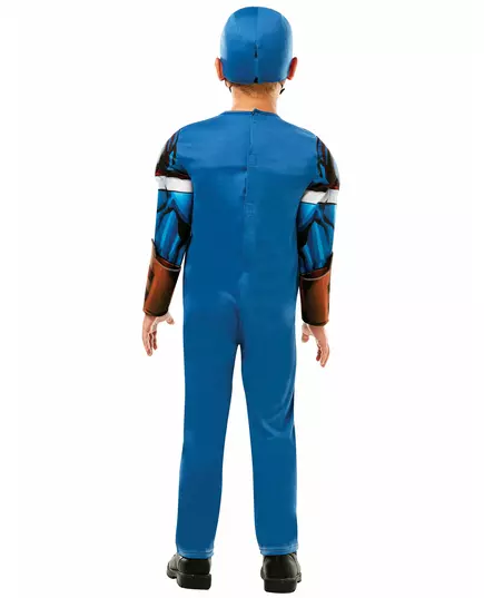 Deluxe kostým Captain America (animovaný seriál) pro chlapce, Velikost: 7-8 let (122 to 128 cm), image 2
