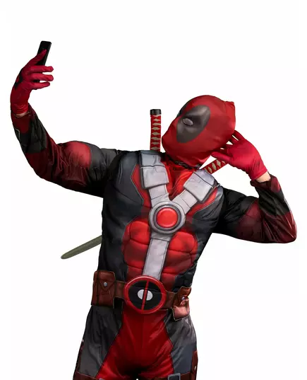 Deluxe kostým Deadpool 2 pro dospělé, Velikost: X-Large, image 2