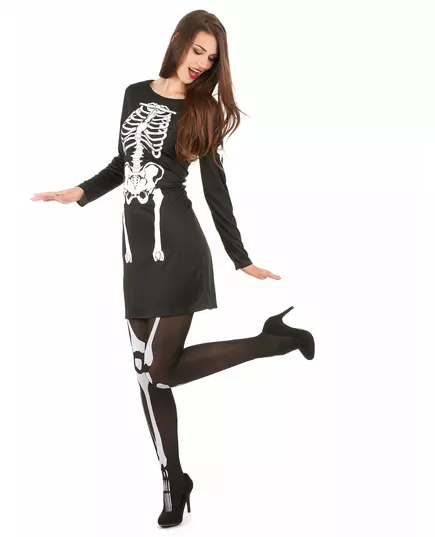 Dámský kostým kostlivce Halloween, Velikost: Large, image 2