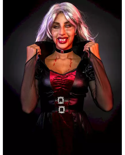 Červený upíří kostým pro ženy Halloween, Velikost: Large (42/44), image 2